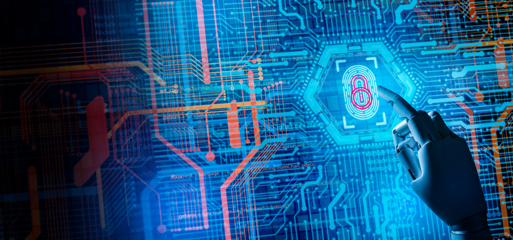 The use of AI in cyber security